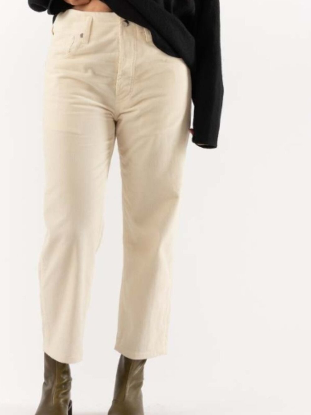 Sophie D'hoore corduroy white pant